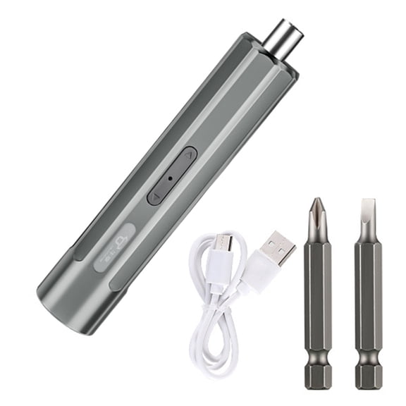 Electric Screwdriver, 2000mAh Rechargeable Cordless Power Screwdriver Manual & Electric Bits Set for Home Repair Gift