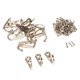 thumbnail image 5 of Kits de Ganchos para Batas de 20 Piezas BLESIY Accesorios para El Del Hotel en hogar Decoración Blanco Titular de gancho de bolso, 5 of 8