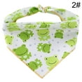 thumbnail image 2 of Dog Triangle Bandana Animal Patterned Cotton Daisy Dog Bandana Dog Triangle Bib, 2 of 10