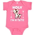 thumbnail image 3 of Inktastic I'm a Cutie White and Brown Holstein Cow with Arrows Boys or Girls Baby Bodysuit, 3 of 5