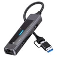 thumbnail image 1 of HLONK COOL FISH Hub YC-912 Dual Interface Expansion Computer Mobile Phone Card Reader Ethernet Gigabit Network Port Compact And Portable, 1 of 6