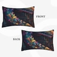 thumbnail image 2 of Rateoe Colorful Patterned Snake Pattern Pillow Covers with Invisible Zipper(Pillows are not Included) Standard Pillowcases-14"x20", 2 of 6