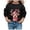 Black, variant on Tanghaowl Kids Sweatshirts Girls Autumn Winter Christmas Print Round Neck Long Sleeve Casual Hoodless Sweatshirt with Warm Pink 3-4 Years