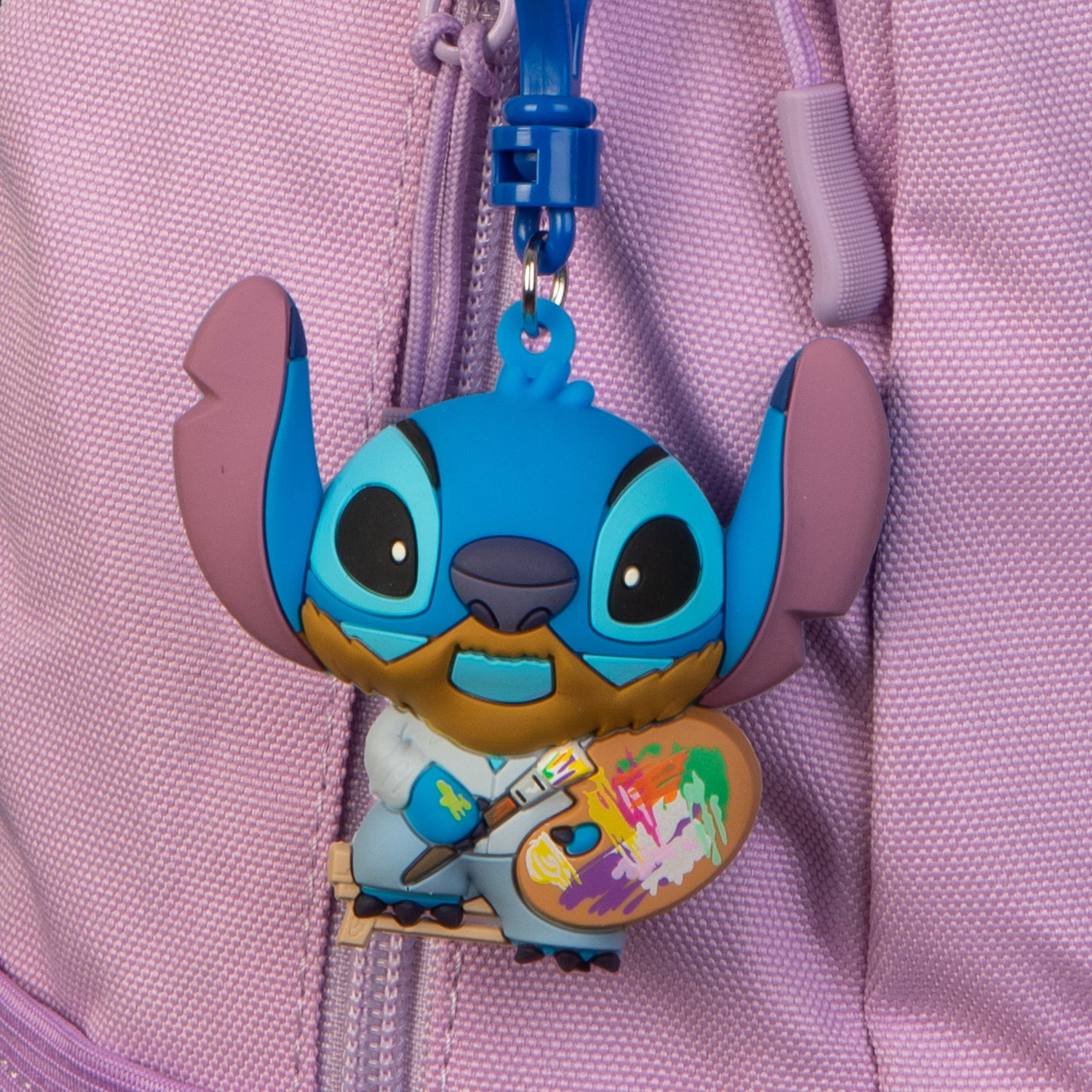 Disney: Backpack Clip Blind Bag - Lilo & Stitch - 3" Mystery Collectible Figure, 3D Sculpt Characters, Metal Clip & Chain, Surprise Asstd Licensed Toy
