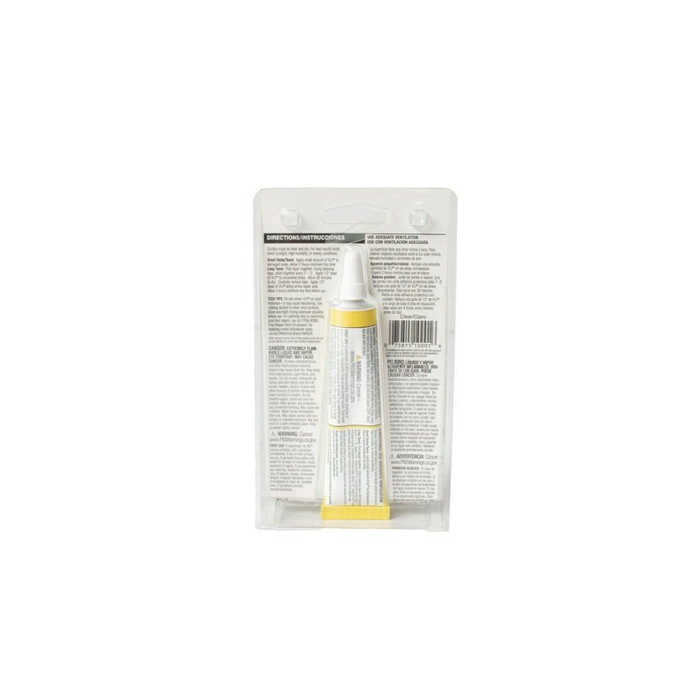 Performix 61Z09 VLP Leather and Vinyl Repair, Clear, 1-Oz