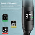 thumbnail image 2 of Turbo Shower Head Five-Speed Pressurized Creatiive Anti-Drop Bathroom Accessories Durable Water-Saving Digital Display, 2 of 19