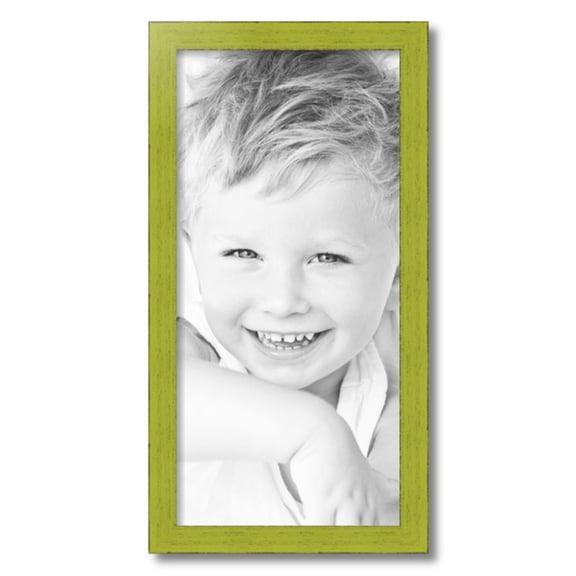 ArtToFrames 12" x 25" Modern Green Picture Frame, 12x25 inch Green Wood Poster Frame (WOM-4589),  Pack