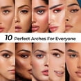 thumbnail image 6 of SACE LADY Brow Stamp Kit, Waterproof Eyebrow Pomade with 10 Eyebrow Stencils and Brush, Long Lasting Natural Looking Brows, Hairline Filling & Brow Shaping Makeup, Light Brown, 6 of 11