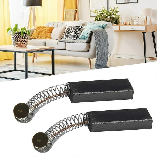 2pcs Carbon Brush Assemblies 30mm X 11mm X 6mm Motor Carbon Brushes Rhinestone Polisher Carbon Brushes Electric Washing Parts