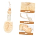 thumbnail image 2 of Cepillo de sisal para el cuerpo y la piel seca para baño y ducha: fibras naturales para mejorar la circulación sanguínea y exfoliar la piel, 2 of 5