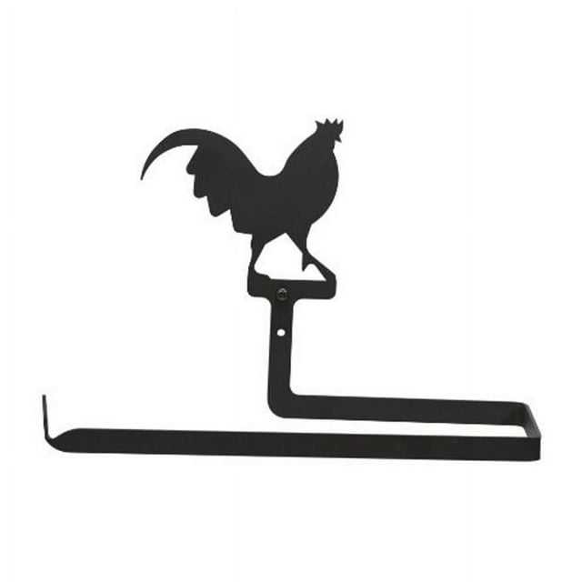 Village Wrought Iron PT-B-1 Rooster Paper Towel Holder