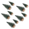 thumbnail image 3 of Juego de decoración de árbol de pino de Navidad, pequeño adorno de Navidad, árbol Artificial de mesa, 10 Uds., 3 of 8
