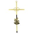 thumbnail image 1 of Gold Tone Plated 50th Wedding Anniversary Wall Cross, 8 Inch, 1 of 3