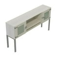thumbnail image 3 of Safco Mirella Modern Wood Hutch with Glass Doors in White Ash, 3 of 3