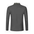 thumbnail image 4 of QUINDOS Men's Shirts,Men's Fall And Winter Fashion Casual Fallow Button Solid Color Loose Crew-Neck Long Sleeve Crew-Neck Comfortable Daily T Shirts, 4 of 8