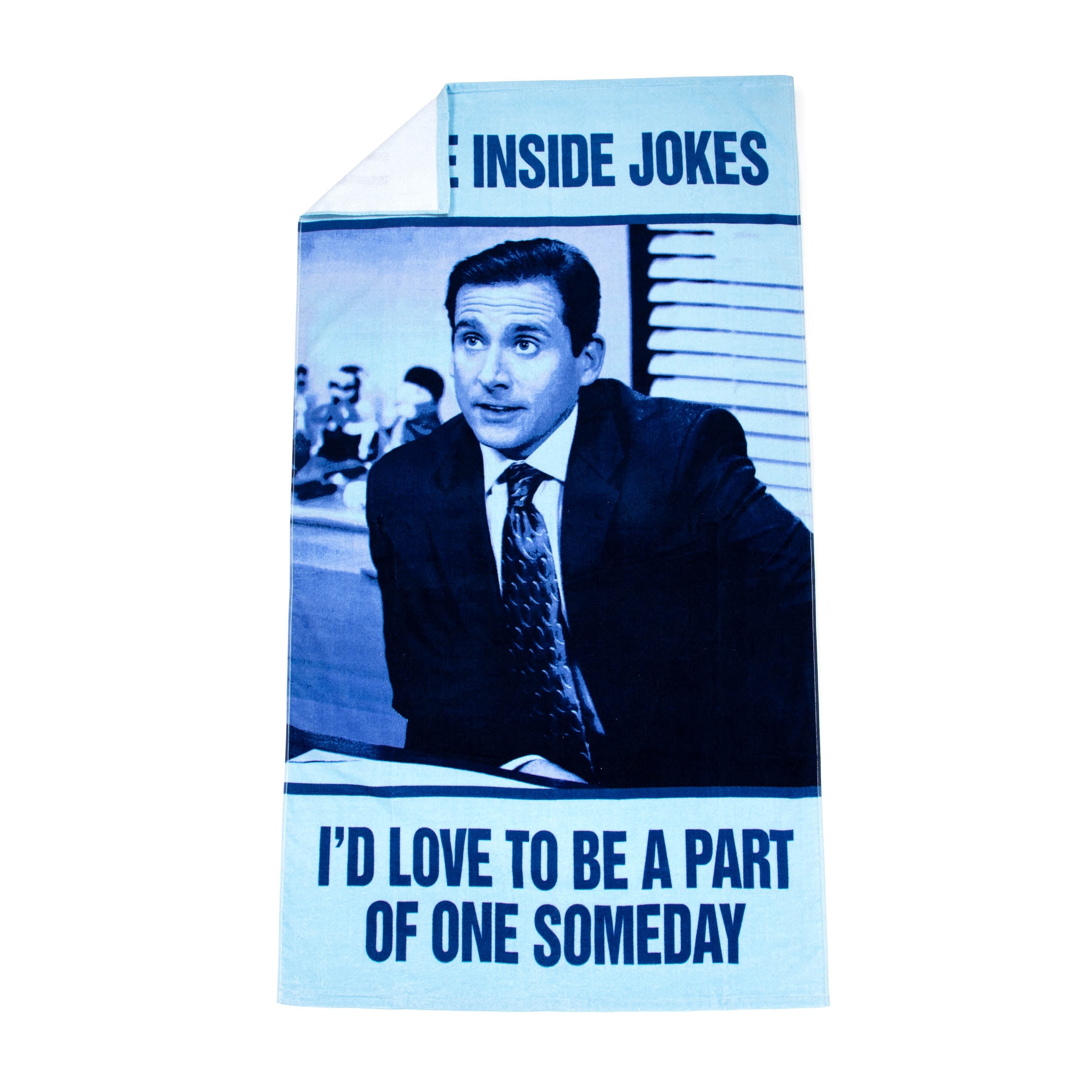 The Office I Love Inside Jokes Beach Towel, 34 x 64, Blue, NBC Universal