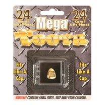 14k Gold Plated Single Cap Grillz One Canine Tooth Plain Grill Top Canine Teeth Hip Hop Grills