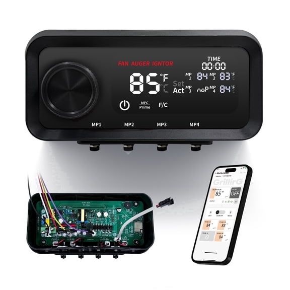 Meatender Smart WiFi PID Bbq Controller for Pit Boss Pro II 1600 Elite, 1150, 850 and DX Series