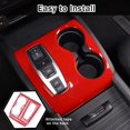 thumbnail image 6 of TINKI Gear Shift Panel Cover Trim for Honda Pilot 2016-2022/ Ridgeline 2020-2023/ Passport 2019-2023, ABS Automotive Center Consoles Cup Holder Cover Protector Accessories, 6 of 14