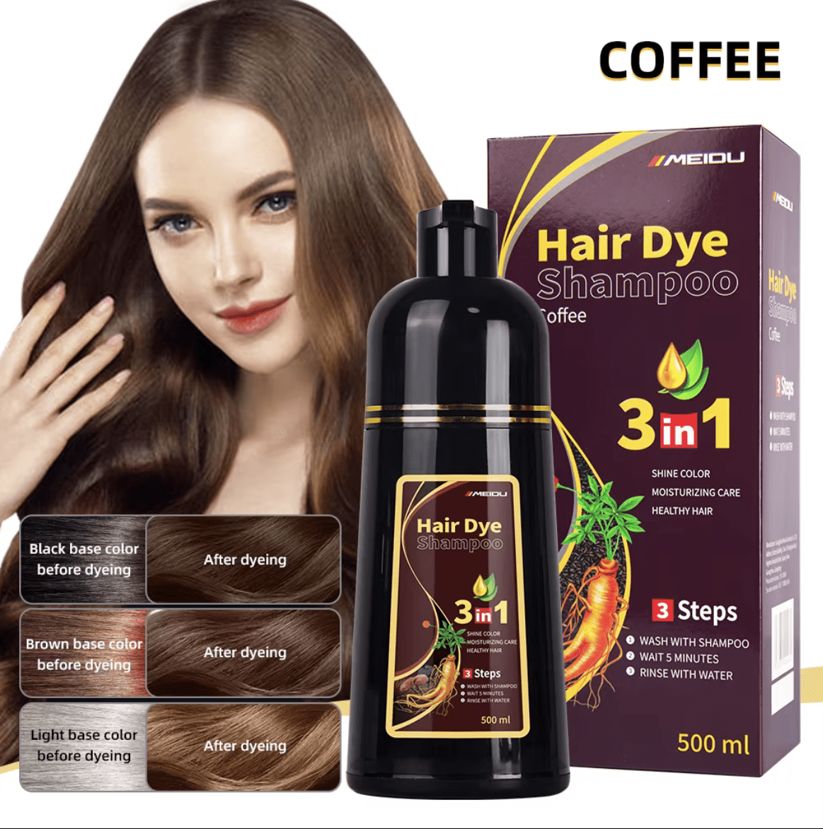 Dongsung Seven Eight Hair Color Cream #6 Dark Brown - UV