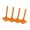 Orange, variant on Sharprepublic Bobbin Holder Bobbin Organizer 4 Storage Compact Wire Spool Stand for Serger Green