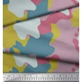 thumbnail image 3 of Soimoi polyester Crepe Fabric Multicolor Camouflage Decor Fabric Printed Yard 42 Inch Wide, 3 of 3