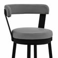 thumbnail image 3 of Armen Living Bryant Swivel 30 in. Faux Leather Bar Stool, 3 of 9