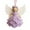 Purple, variant on Handmade Knitted Christmas Angel Ornaments, Rustic Farmhouse Angel Hanging Decor for Xmas Home Decorations Holiday Decor