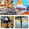 thumbnail image 4 of WAITLOVER 2024 Luz de paisaje de nieve con proyector láser de Navidad de copo de nieve de doble cabezal para exteriores, 4 of 6
