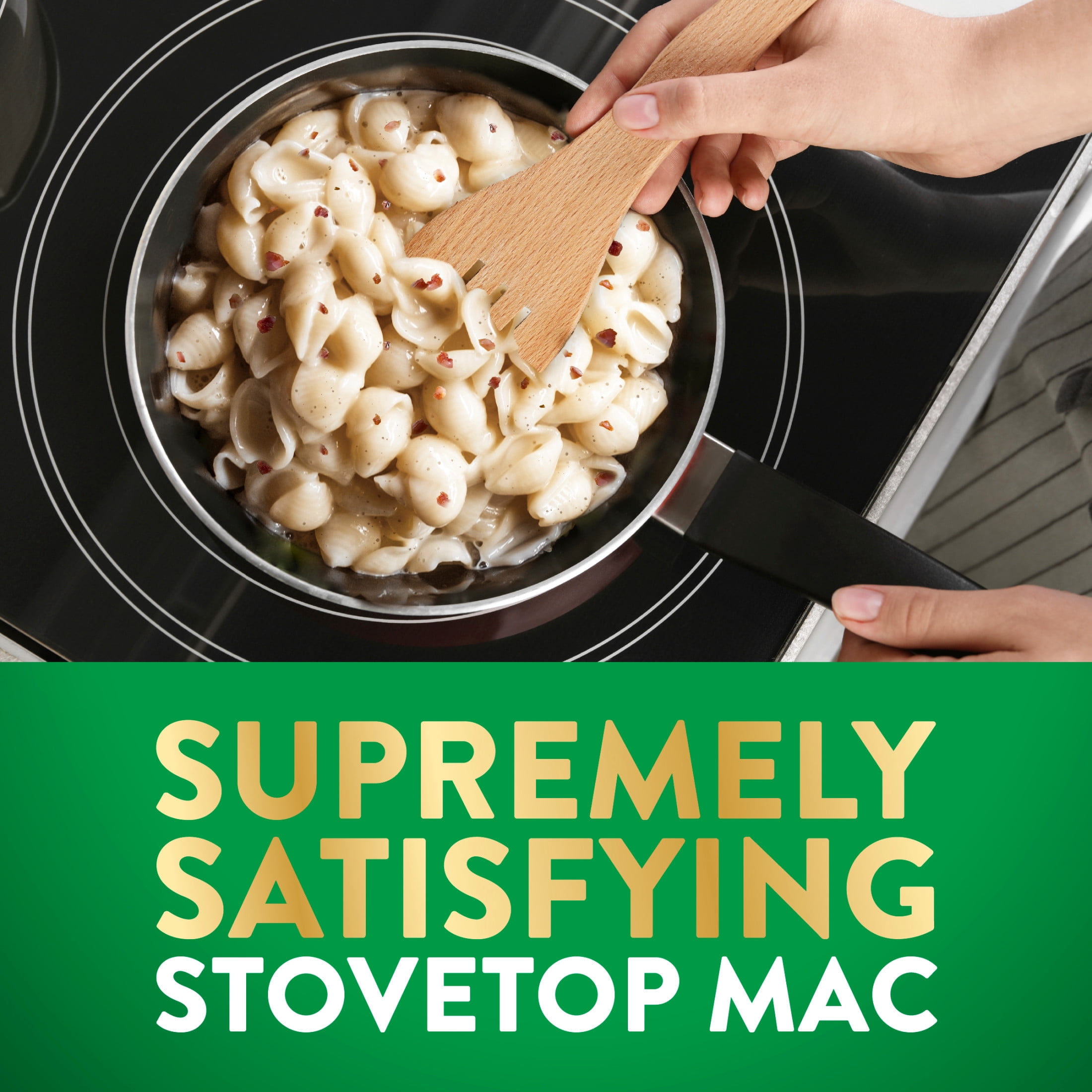 (4 pack) Stouffer's Supreme Hidden Valley, Bacon Ranch Shells and Cheese, Stovetop Mac and Cheese (Box) 12 oz