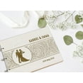thumbnail image 5 of Darling Souvenir Personalized Engraved Laser Cut Wedding Guest Book Wooden Cover Sign-in Book Registry Guestbook Scrapbook-7F, 5 of 7