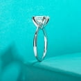 thumbnail image 3 of Silvago Jewel 1.8 Ct Asscher Cut VVS1/D Diamond Anniversary Ring for Wife - 14k White Gold Over Diamond Women's Ring - Women's Wedding Anniversary Gifts - Solitaire Diamond Wedding Ring for Her, 3 of 9