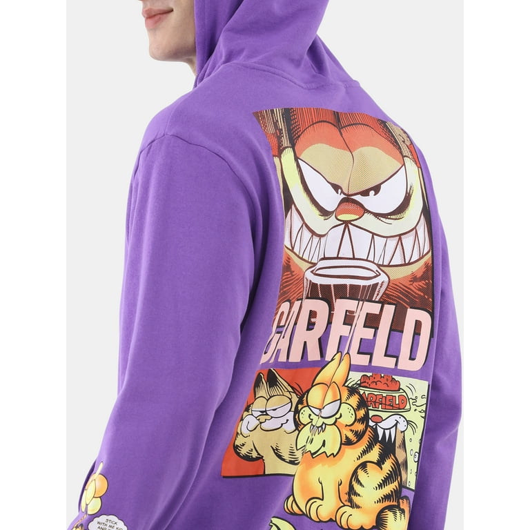 Garfield Men's Graphic Hoodie Sweatshirt with Long Sleeves Garfield Men's Graphic Hoodie Sweatshirt with Long Sleeves