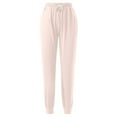 thumbnail image 4 of Kureaily Jogging Bottoms Women's Cotton Sports Trousers Long Training Trousers Yoga Trousers Women High Waist Casual Trousers Slim Fit Sweatpants Drawstring Jogger With Pockets Straight Leg Pant, 4 of 4