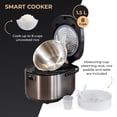 thumbnail image 2 of Buffalo Titanium Grey IH SMART COOKER, Rice Cooker and Warmer, 1.5L, Non-Coating inner pot, Efficient, Multiple function, Induction Heating (8 cups), 2 of 6