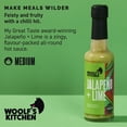 thumbnail image 5 of Woolf's Kitchen Jalapeno + Lime Hot Sauce 150ml, British Import (Pack of 2), 5 of 5