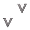 thumbnail image 1 of Thinsony 1/2/3/5 Baroque Trendy V-shaped Pin - Exquisite Electroplating Process Clothes Accessories silvery 2PCS, 1 of 6