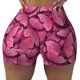 thumbnail image 2 of Balery Butterfly Pantalones cortos de entrenamiento estampados para mujer, sin costuras, ajustados, para gimnasio, yoga, correr, deportes, ejercicio activo, fitness.-Small, 2 of 8