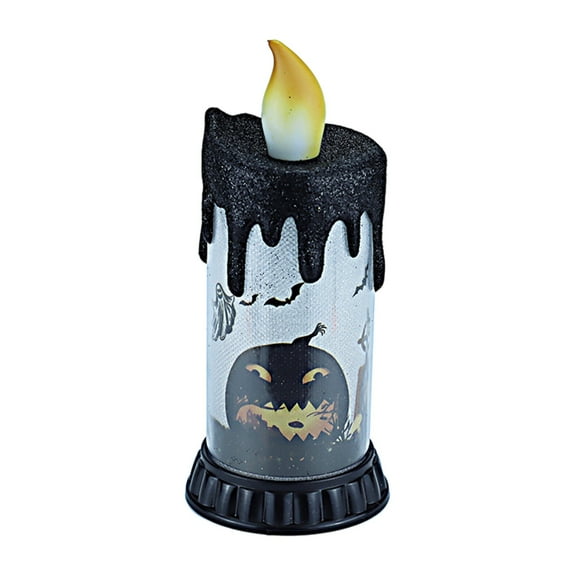 WEGFTDUOP Halloween Decoration Halloween Candle Lamp Decorations Halloween Small Night Light Desktop Pendant Desktop Halloween Scenery Ornaments Halloween Gifts Halloween Indoor Outdoor Decoration