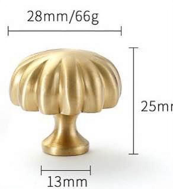 Random Living Pumpkin Cabinet Knobs Brass