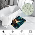 thumbnail image 3 of Mermaid Non-Slip Polyester Office Mat Chair Rug - Machine Washable Office Rug, 3 of 6