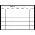 thumbnail image 1 of WallPops WPE2801 Noir sur Sticker Mural Calendrier Mensuel Clair, 1 of 2