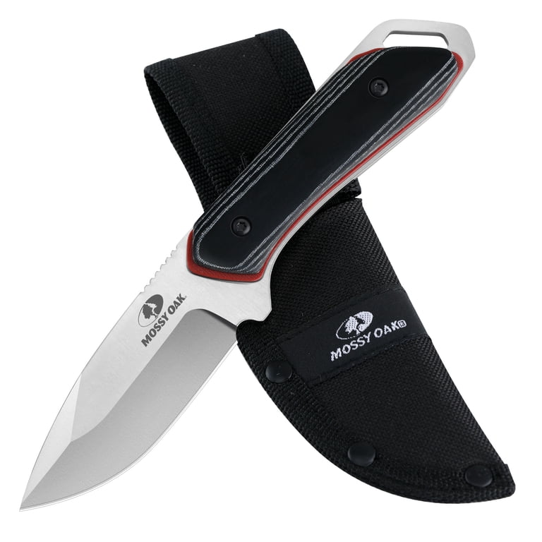 Mossy Oak 8-Piece Hunting Set with 4 Fixed Knives (7-8.25 Inch