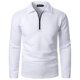 thumbnail image 2 of pstuiky camisas de manga larga para hombre, Suéter de manga larga con cremallera para hombre, abrigo informal sin capucha de manga larga para hombre top de hombre xl, 2 of 4