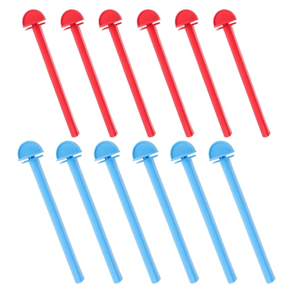 NICEXMAS 12Pcs Strong Plastic Parrot Perches Stand Rods for Cage with Easy Installation