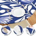 thumbnail image 4 of Boho Style Round Table Cover with Elastic Band, Floral Print Stretch Cloth for 38-42 Inch Tables, Durable for Indoor Outdoor Setting, 4 of 7