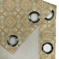 thumbnail image 3 of Ambesonne Beige Grommet Curtain Single Panel, Damask Vintage Bohemian, 50"x60", Cream Beige, 3 of 5