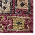 thumbnail image 4 of HAND KNOTTED SUMAK JUTE ECO-FRIENDLY AREA RUGS - 5'x8', Rectangle Shape, Beige Red Color, Oriental Pattern, High Pile, Natural Fiber, Outdoor Indoor Handmade Area Rugs for Living Room (J00017), 4 of 5