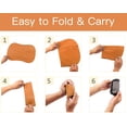 thumbnail image 5 of SUNYAO Almohadas inflables ultraligeras para acampar: almohada comprimible, compacta, inflable, cómoda y ergonómica para soporte lumbar y de cuello mientras acampa, hace mochileros y camina, 5 of 5
