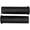 Black, variant on Emgo Star Fire Flake Grips Silver 1" 42-21119